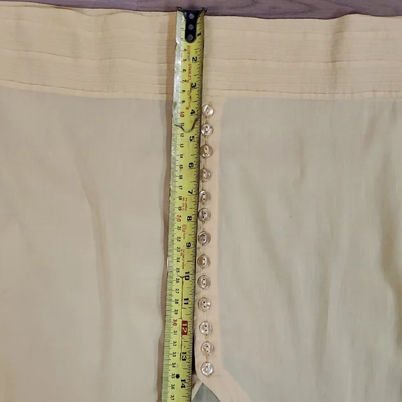 Yellow Button-Up Blouse - Picture 11 of 11